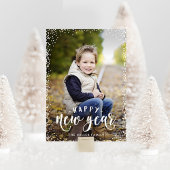 Geformatteerd geluk Nieuwjaar feestdag Fotokaart Feestdagenkaart