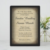 Geformatteerd muziekthema Wedding Kaart (Staand voorkant)