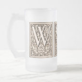 Geformatteerde monogram "W" — Mok (Links)