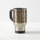 Geformatteerde monogram "W" — Mok (Voorkant links)