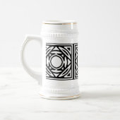 Geformmeerd monogram bierpul (Links)