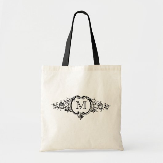 Geformmeerd monogram tote bag (Voorkant)