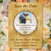 Gefotografeerd, 50e verjaardag Save the Date Magneet