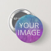 Gefotografeerd gepersonaliseerd ronde button 5,7 cm (Voorkant /achterkant)