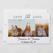 Gefotografeerd Persoonlijk Bewaar de Datum Save The Date (Voorkant)