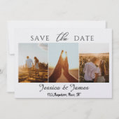 Gefotografeerd Persoonlijk Huwelijksaankondiging K Save The Date (Voorkant)