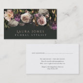 Gefotografeerde Bloemen Bloem Bloemist Stylist Afsprakenkaartje (Voorkant / Achterkant)