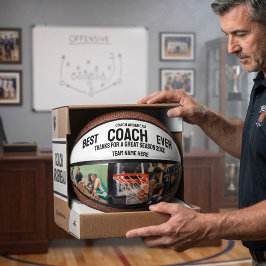 Gefotografeerde collage Beste Coach Basketbal Pers