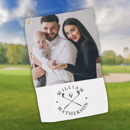 Gefotografeerde naamclubs en bal golfhanddoek