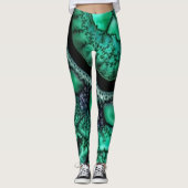 Gefractaliseerd malachiet3 leggings (Voorkant)