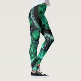 Gefractaliseerd malachiet3 leggings