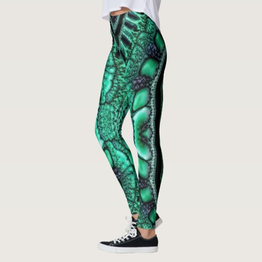 Gefractaliseerd malachiet4 leggings (Links)