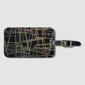 Gefractioneerd Metaal Lijst Bagagelabel (Voorkant (horizontaal))