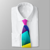 Gefractioneerde regenboogpride LGBT Necktie Stropdas (Gebonden)