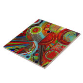 Gefractureerde 6 x 6 keramische Tegel Tegeltje (Zijkant)