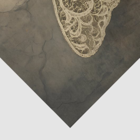 Gefractureerde Flight Gothic Lace Butterfly - Dark Tissuepapier (Detail)