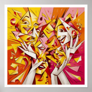 Gefractureerde gelukzaligheid poster