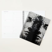 Gefragmenteerd Gezicht: Donkere Abstracte Expressi Planner (Display)