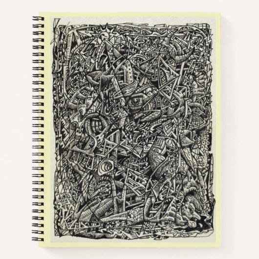 gefragmenteerd notitieboek (Voorkant)