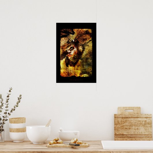 gefragmenteerd poster (Keuken)