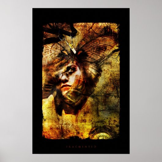 gefragmenteerd poster (Voorkant)