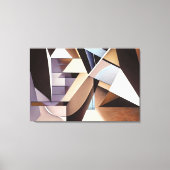 Gefragmenteerde Architectuur Canvas Afdruk (Voorkant)