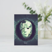 gefragmenteerde begroeting briefkaart (Staand voorkant)