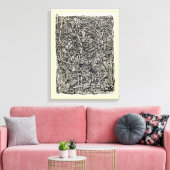 Gefragmenteerde canvasprint canvas afdruk (Insitu (Woonkamer))