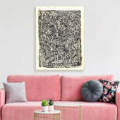 Gefragmenteerde canvasprint canvas afdruk (Insitu (Woonkamer))