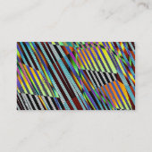 Gefragmenteerde lijnen visitekaartje (Achterkant)
