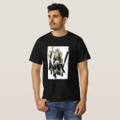 Gefragmenteerde Portret T-shirt – Moderne Abstract (Voorkant volledig)