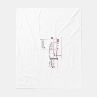 Gefragmenteerde Realiteit – Architecturale Express Fleece Deken