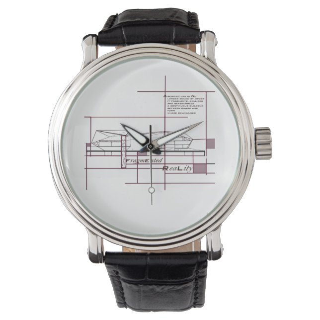 Gefragmenteerde Realiteit – Architecturale Express Horloge (Voorkant)