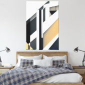Gefragmenteerde Ruimtes Canvas Afdruk (Insitu (Slaapkamer))