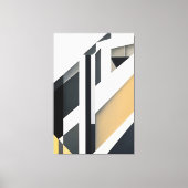 Gefragmenteerde Ruimtes Canvas Afdruk (Voorkant)