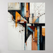 Gefragmenteerde Stad Poster (Voorkant)