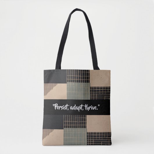 "Gefragmenteerde weerbaarheid" Tote Bag (Voorkant)