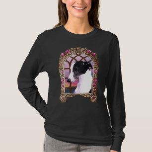 Geframede Whippet T-shirt