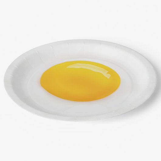 GEFRISEERDE EGG 2 PAPIEREN BORDJE (Gekanteld)