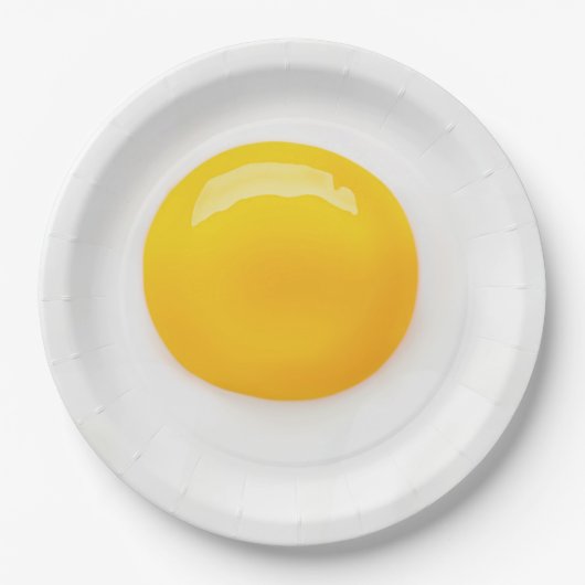 GEFRISEERDE EGG 2 PAPIEREN BORDJE (Voorkant)