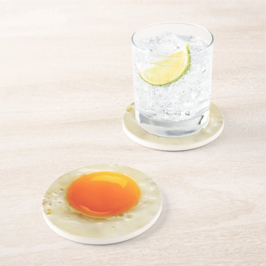 GEFRISEERDE EGG 3 ZANDSTEEN ONDERZETTER (Zijkant)