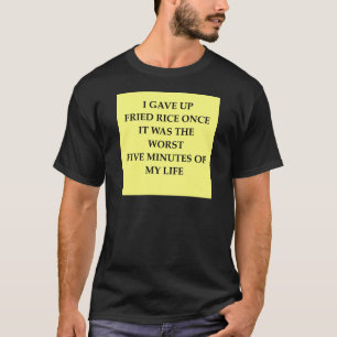 GEFRISEERDE rijst T-shirt