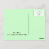 gefrituurd okra-Briefkaart Briefkaart (Achterkant)