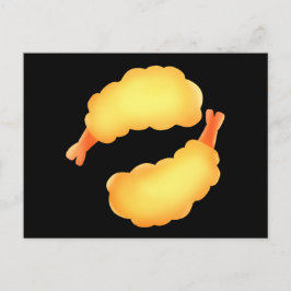 gefrituurde garnaal briefkaart