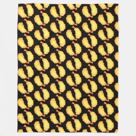 gefrituurde garnaal fleece deken