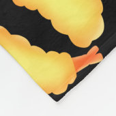 gefrituurde garnaal fleece deken (Hoek)