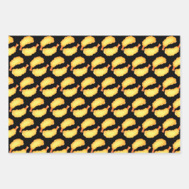 gefrituurde garnaal inpakpapier vel