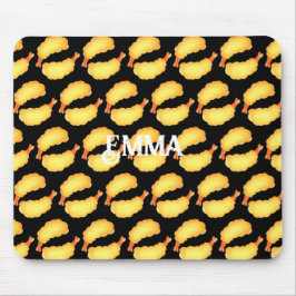 gefrituurde garnaal muismat