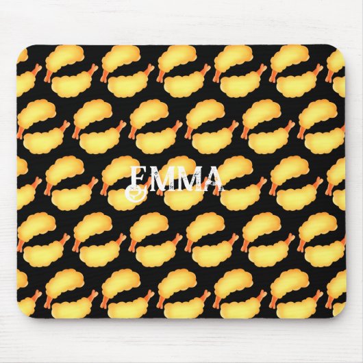 gefrituurde garnaal muismat (Voorkant)