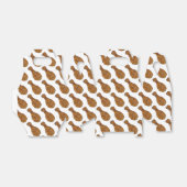 Gefrituurde Kip Been Drumstick Cookout Restaurant Bedankdoosjes (Uitgevouwen)